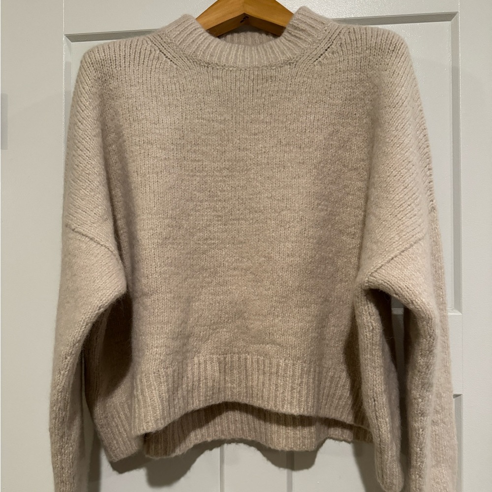 Lauren Manoogian - Natural Cream Alpaca/cotton/fine merino wool - size Large